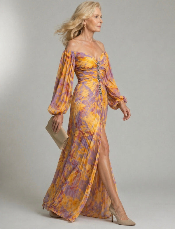 Violet & Grace | Elegant V-Neck Dress™