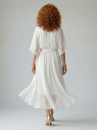 Elric | Lightweight Draped Midi Dress™