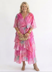 Violet & Grace | Tiered Floral Summer Dress™