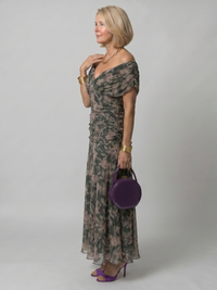 Violet & Grace | Flowing Off-Shoulder Midi Dress