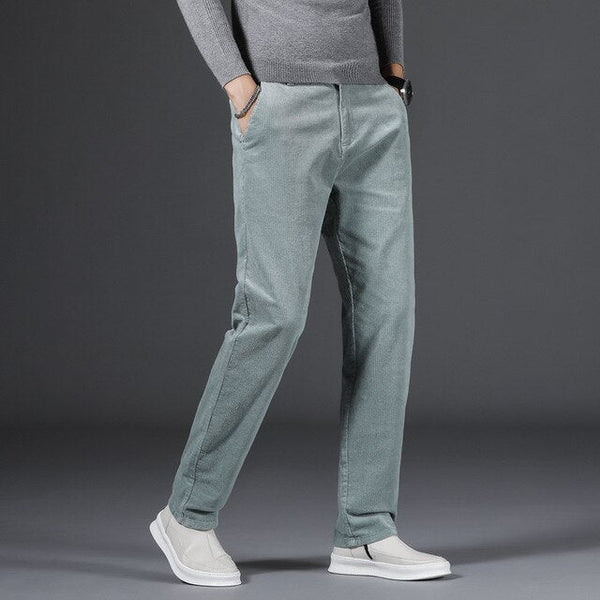 Jacob · Mid-Waist Corduroy Trousers