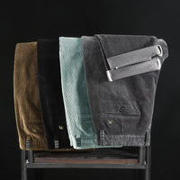 Jacob · Mid-Waist Corduroy Trousers