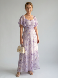 Vaelis | Flutter Sleeve Midi Dress™