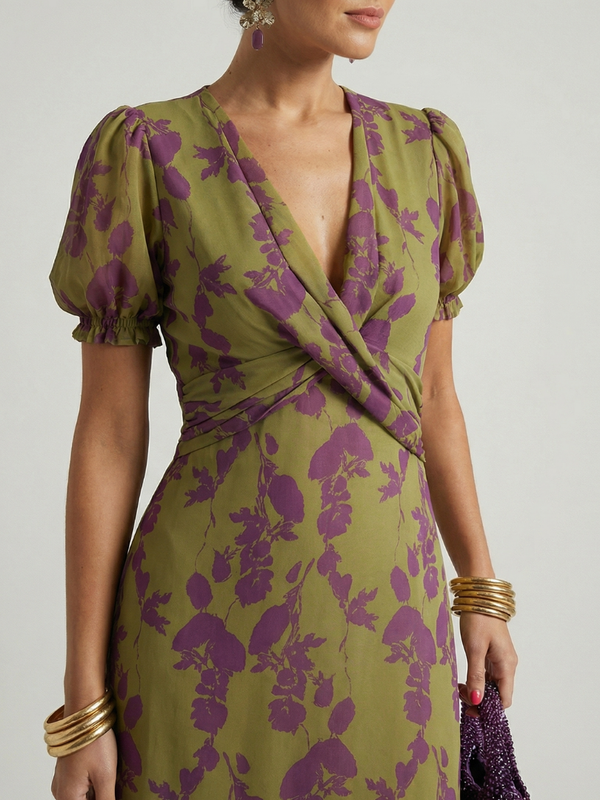 Violet & Grace | Relaxed Floral Midi Dress™