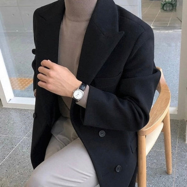 Laurent Monaco · Elegant Double-Breasted Coat