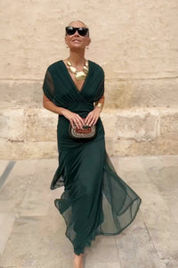 Μακρύ φόρεμα Santana, λεπτομέρεια στη μέση