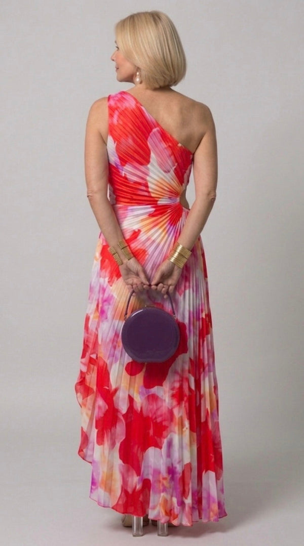 Violet & Grace | One-Shoulder Pleated Dress™