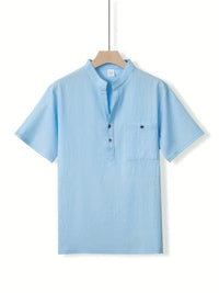 Ethan | Men's Elegant Short-Sleeved Shirt