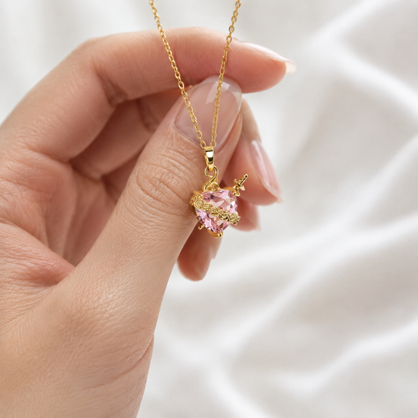 Κολιέ Άμωμη Καρδία της Μαρίας, λεπτομέρεια πορτογαλικής αλυσίδας