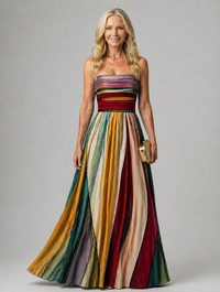 Violet & Grace | Effortless A-line Strapless Dress™
