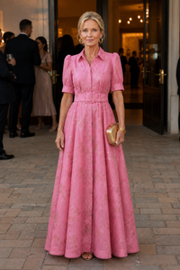 Violet & Grace | Floral Maxi Dress with Belt™