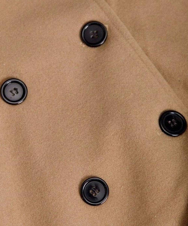 Laurent Monaco · Double-Breasted Wool Coat