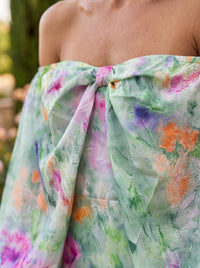 Off-shoulder λαιμόκοψη με φιόγκο στο φόρεμα Lindaraja