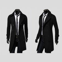 Laurent Monaco · Double-Breasted Wool Coat