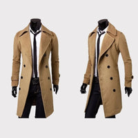 Laurent Monaco · Double-Breasted Wool Coat