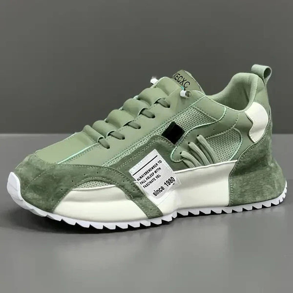 Sneakers Giuliano με patchwork σχεδιασμό, πλάγια όψη