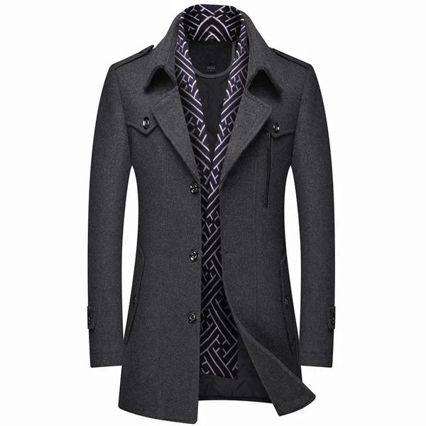 Laurent Monaco · Winter Wool Coat