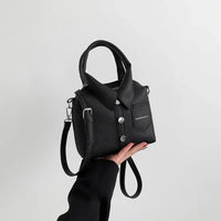 Collared Leather Bag