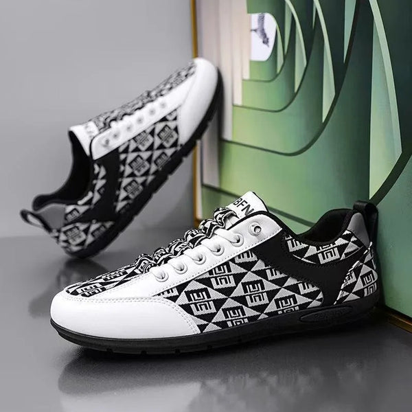 Slip-on παπούτσια Carlo σε κόκκινο και πράσινο, μπροστινή όψη