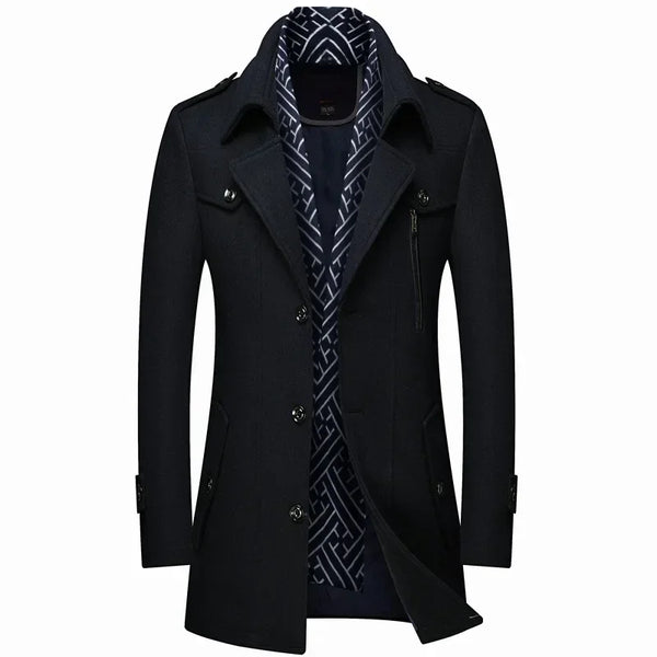 Laurent Monaco · Winter Wool Coat
