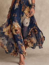 Déborah | Maxi Floral Dress Painting Aesthetic