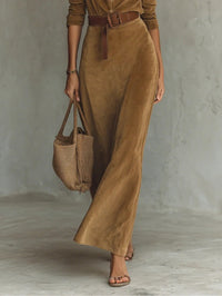 Corentine | Maxi Sweatshirt Dress with Lapel Collar