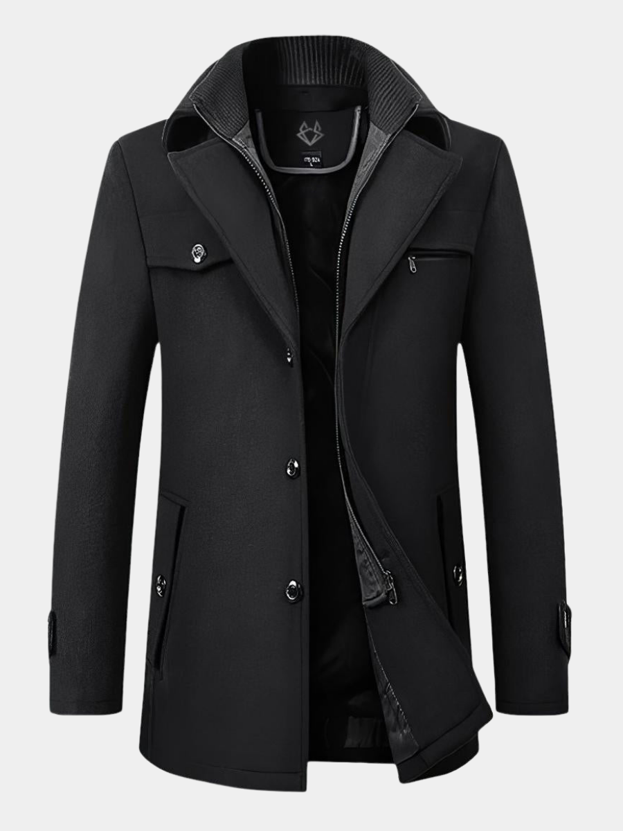 Laurent Monaco · Elegant Structured Coat