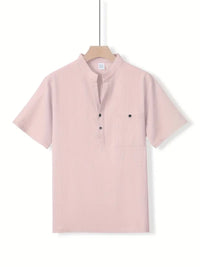 Ethan | Men's Elegant Short-Sleeved Shirt