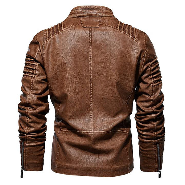 Laurent Monaco · Empire Leather Jacket