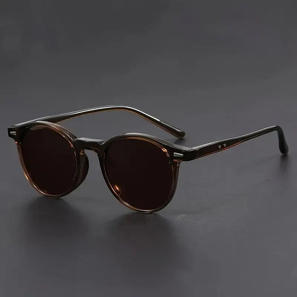 Retro Round Lightweight Sunglasses