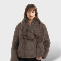 Women's Luxury Faux Fur Jacket