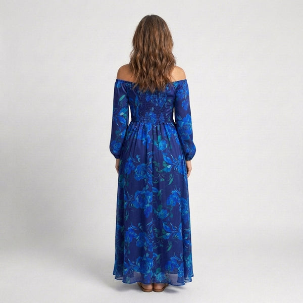 Violet & Grace | Floral Off-the-Shoulder Maxi Dress™