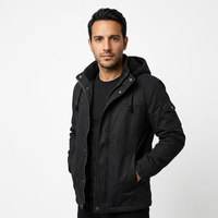 Fleece-Lined Hooded Jacket