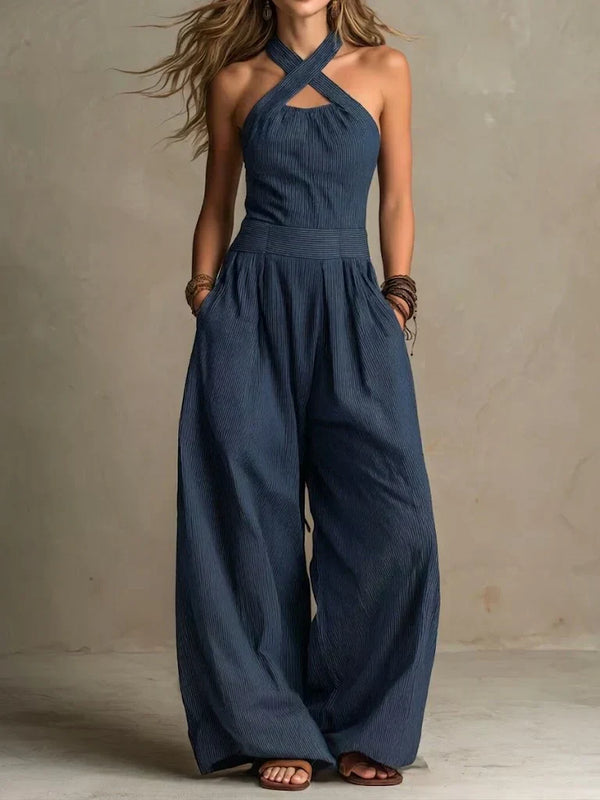 Solène | Elegant Jumpsuit with Wrap Neckline