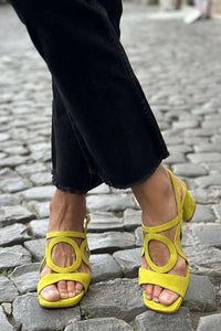 Σανδάλια Valentina, λεπτομέρεια φινιρίσματος