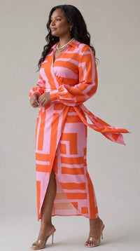 Violet & Grace | Printed Wrap Dress™