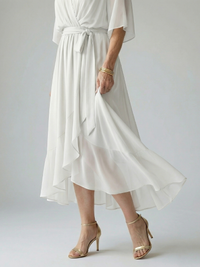 Elric | Lightweight Draped Midi Dress™