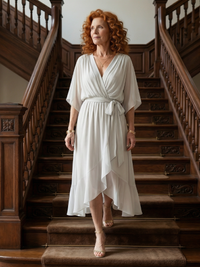 Elric | Lightweight Draped Midi Dress™