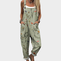 Bianca | Geometric wide-leg printed jumpsuit