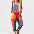 Rita | Loose-fitting printed jumpsuit with a painted motif