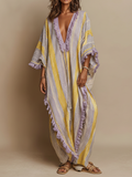 Margot | Two-Tone Striped Maxi Dress