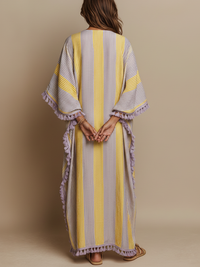 Margot | Two-Tone Striped Maxi Dress
