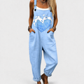 Adriana | Mediterranean wide printed jumpsuit