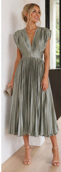 Violet & Grace | Timeless Pleated Midi Dress™