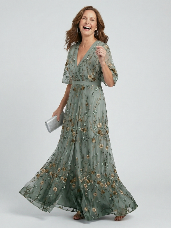 Selora | Airy Floral Halter Maxi Dress™