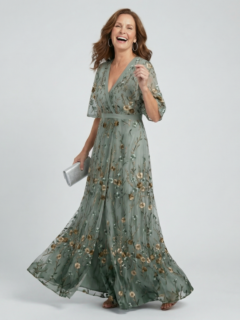 Selora | Airy Floral Halter Maxi Dress™