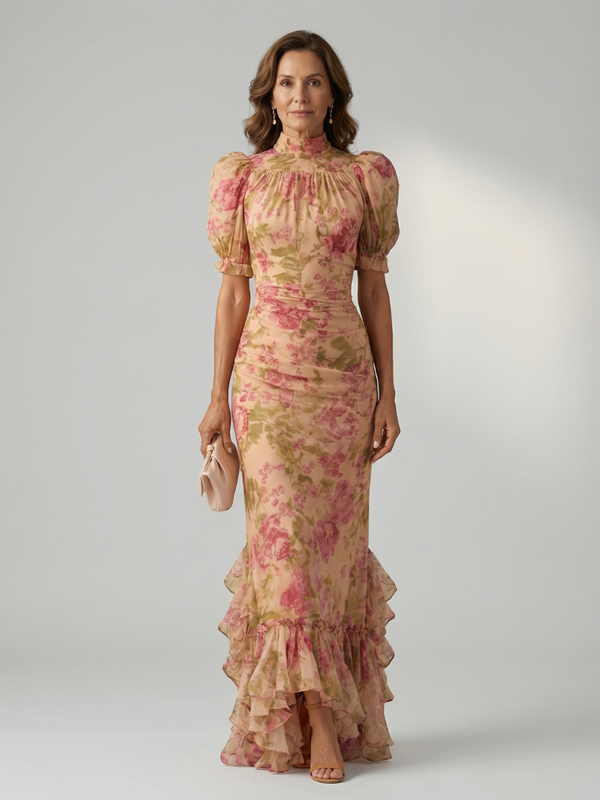 Vianne | Soft High Neck Maxi Dress™