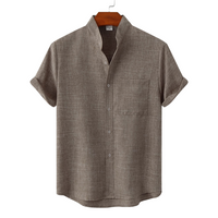 Benjamin · Solid Cotton Button-Down Shirt
