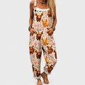 Jolanda | Wide Printed Beach Style Jumpsuit