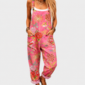 Katia | Vintage loose-fitting printed jumpsuit